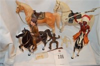 4 - Plastic Horses, Riders & Accessories