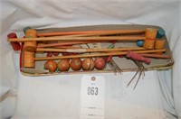 "Krokay" Game - 1930s Child's Croquet Set
