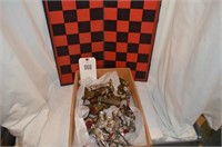 Chess Set with Heavy Metal Pieces