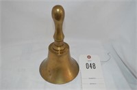 Brass Hand Bell - GWRR Co. 1878
