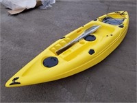 1-Man 10' Kayak W/ Oars/Backrest