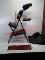 Portable massage chair with cover