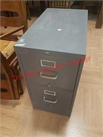 > Hon 2 drawer metal file cabinet