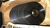 Box lot of 78 RPM records (89)