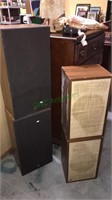 Pair of Sansui floor speakers, pair of Dynaco