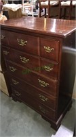 Kenlea Crafts Cherry five drawer dresser, 47 x 34