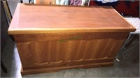 Cherry blanket chest that is cedar lined, 25 46 x