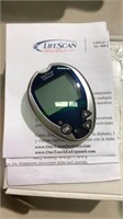 Lifescan one touch blood glucose meter, with the