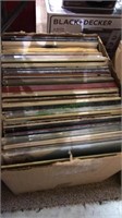 Box lot of record albums a lot of them are