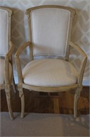 4 painted dining chairs