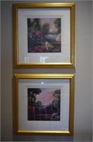 Pair of B Sikes landscape prints