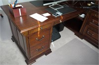 Winners Only cherry finished partners desk,