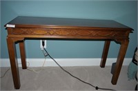 Mahogany Chinese Chippendale writing table
