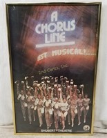 Elson & Swope A Chorus Line Shubert Theatre Poster