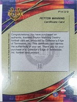 Peyton Manning Destiny  football card set