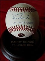 Barry Bonds autographed baseball