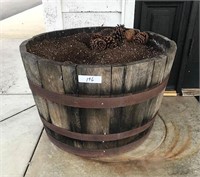 Whiskey Barrel Planters