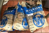 7 Bags of Hickory BBQ Cooking Chunks Western