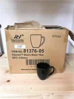 33 New Black 16 oz. Coffee Mugs - Ceramic
