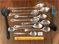 Large Group Lot of Serving Spoons - Majority are