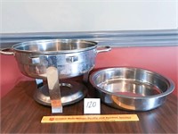 Chafing Dish w/Extra Bowl - Marked NSF - 4 Qt.