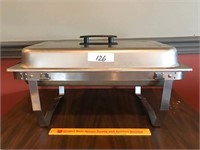 Stainless Steel Rectangular Chafing Dish w/Lid &