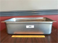 Large Stainless Steel Prep Pan - 6" Tall