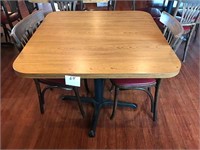 Table & 2 Matching Chairs Table - 29" T X 35 1/2"