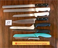 Group Lot of Kitchen Knives - Dexter, Cooking