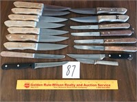 Large Group of Steak Knives - Winco Brand &