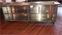 Stainless Shelf Unit w/Prep Station with Electric