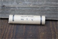 Vintage Roll Window Wrapped Wheat Pennies