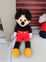 Vintage 36" Plush Mickey Mouse Stuffed Doll