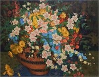 Daniel MacMorris "Persian Flowers" O/B