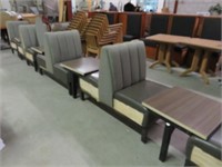 (4) Sections of Single seating with Wall-Mount