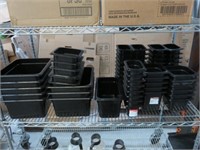 (67) Assorted Size Cambro Plastic Inserts