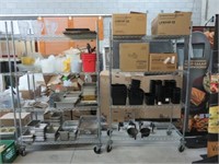 (2) Sections of Metro Portable Freezer Racking
