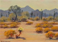 Ralph Goltry Desert (?) Landscape O/P