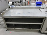 S/S 60" counter with Lower Storage