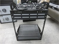 Wall-Mount Rack with 48-Port Switch