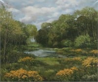 Richard Dean Turner Pond in Forest O/C