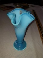 Fenton Blue Vase