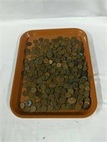 Lot Of Pennies As Shown Most Are Wheat Pennies