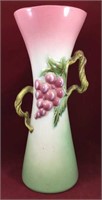 Hull Tokay  Pink & Green Vase