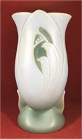 Roseville Silhouette Turquoise Vase