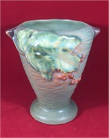 Roseville Bushberry Green Vase