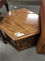 OCTAGON END TABLE