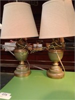2 MATCHING SIDE LAMPS