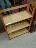 SOLID HEAVY WOOD FOLDING BOOKCASE