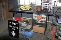 GROUPING OF LIGHTING, TOOLS, STRAPS, SIGNS,
